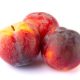 Red,Plums,Isolated,On,White,Background